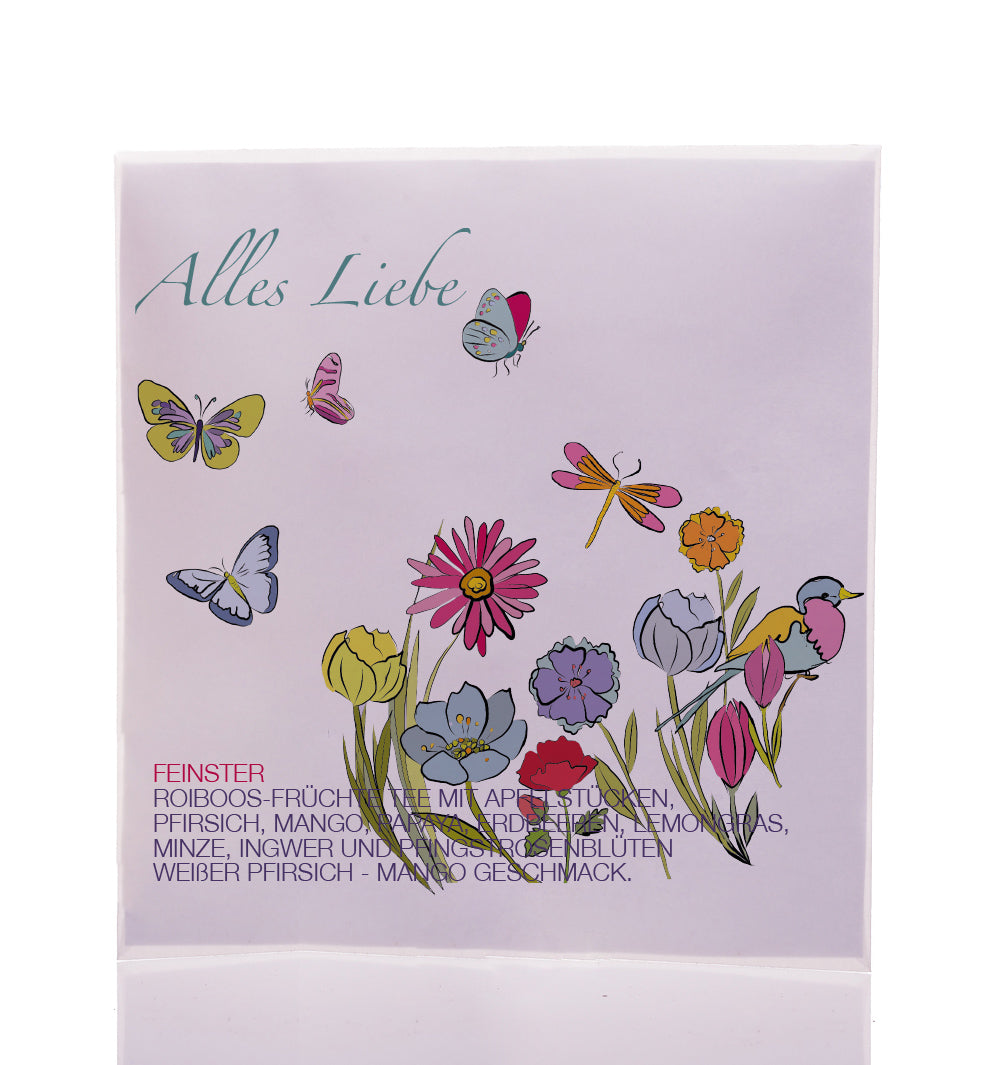 Teegeschenk Blumen