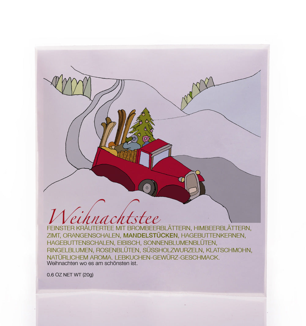 Teegeschenk Weihnachtstruck Berg