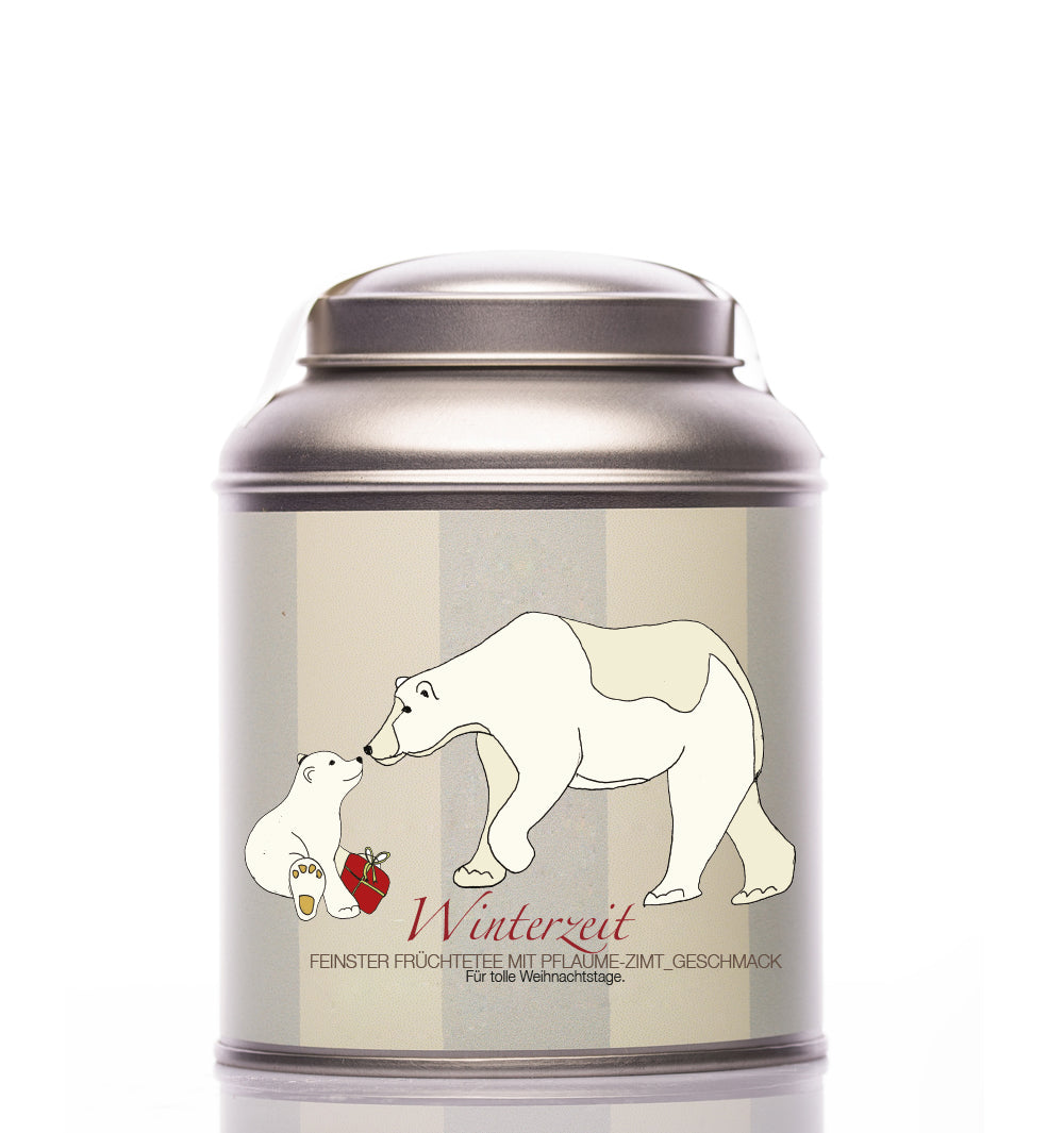Teedose Eisbär Winterzeit
