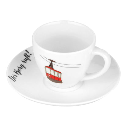 SPO Gondel Espressotasse „Der Berg ruft“