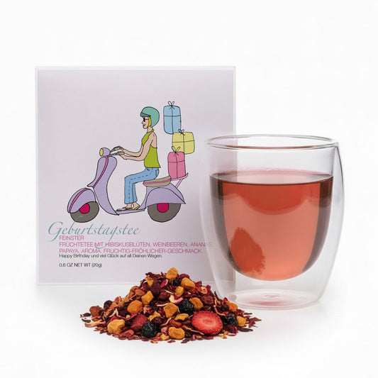 Teegeschenk Geburtstagstee Roller