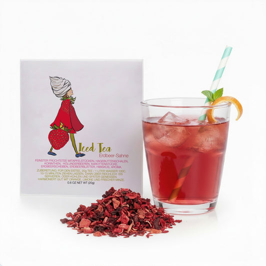 Iced Tea Erdbeer-Sahne