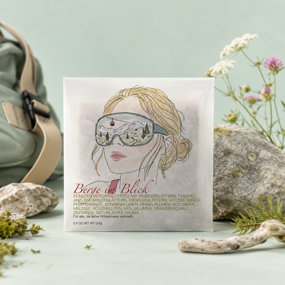 Teegeschenk Berge im Blick