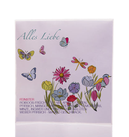 Teegeschenk Blumen