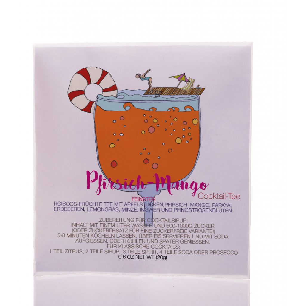 Pfirsich Mango Cocktail Tee