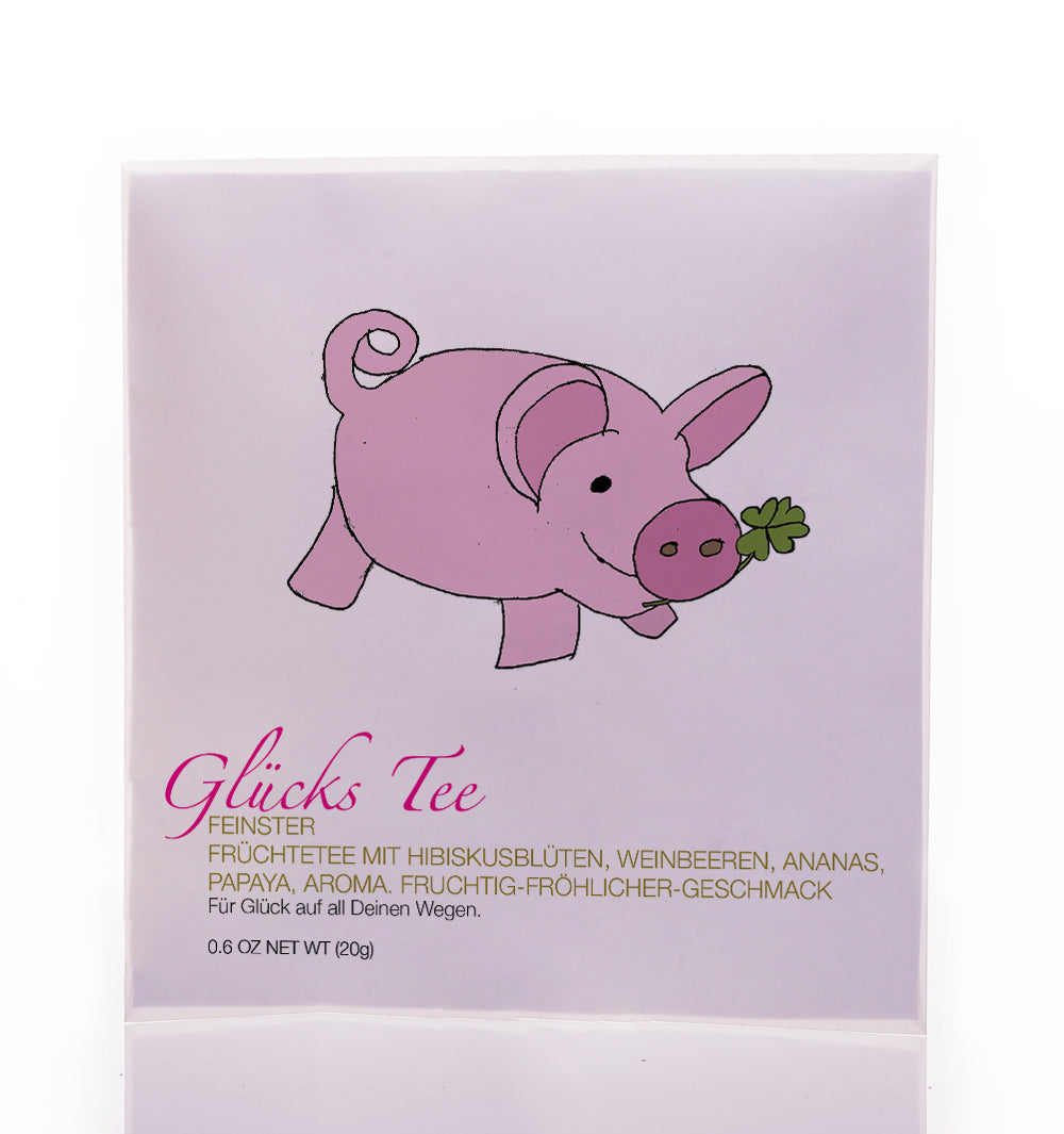 Teegeschenk Glücksschweinchen