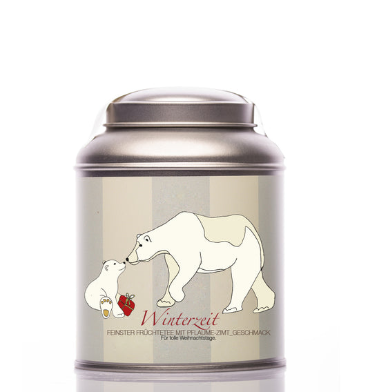 Teedose Eisbär Winterzeit
