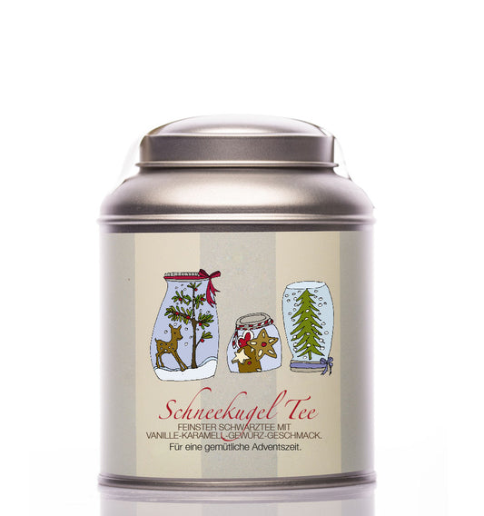 Teedose Schneekugel Tee