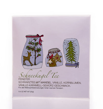 Teegeschenk Schneekugel Tee